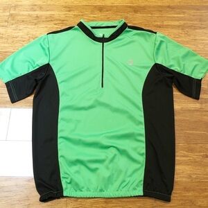 Tenn green & black short sleeve cycling jersey. 2X